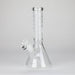 Karma | 9" Beaker Sandblasted Glass Bong Glass Bong Maq Distributors