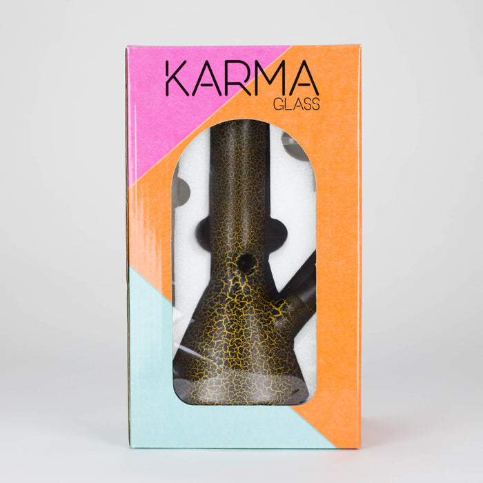 Karma | 9" Beaker Lightning Plated Glass Bong Glass Bong Maq Distributors