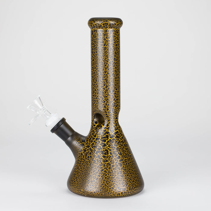 Karma | 9" Beaker Lightning Plated Glass Bong Glass Bong Maq Distributors