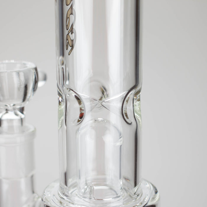 Tech Tubes | 14" Circ Cannon Clear Glass Bong Glass Bong Maq Distributors
