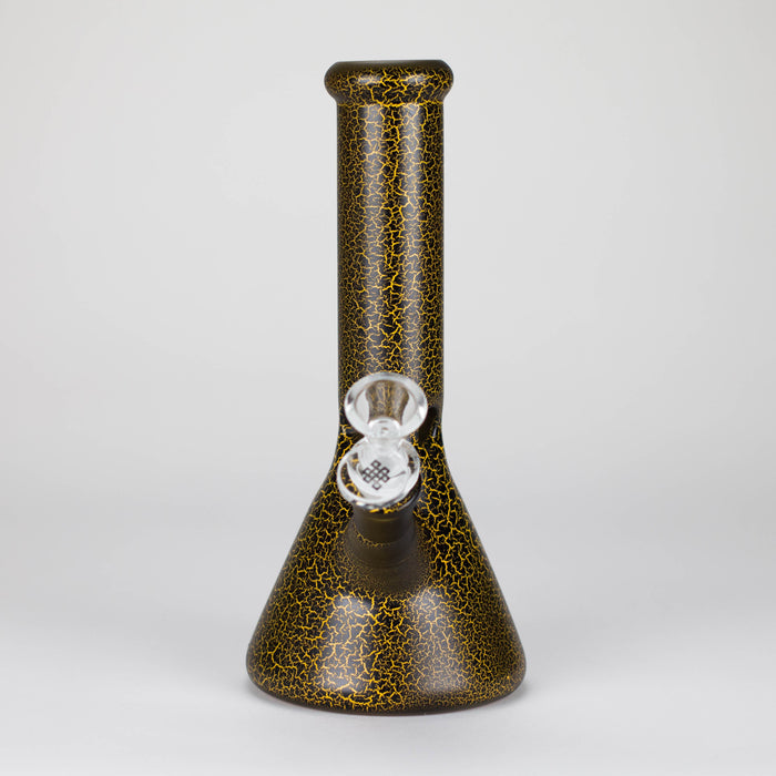 Karma | 9" Beaker Lightning Plated Glass Bong Glass Bong Maq Distributors