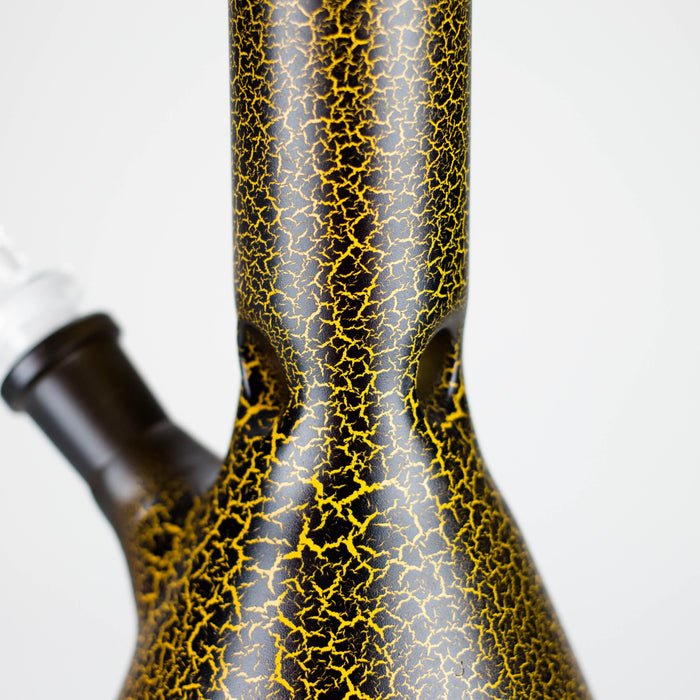 Karma | 9" Beaker Lightning Plated Glass Bong Glass Bong Maq Distributors