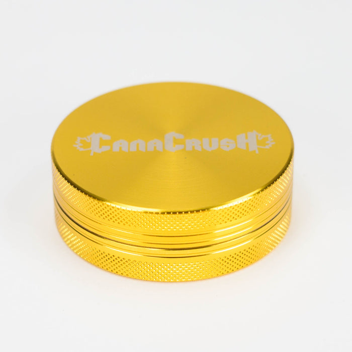 CanaCrush | 2.5" 2 Piece Grinder Regular Grinder Maq Distributors Gold