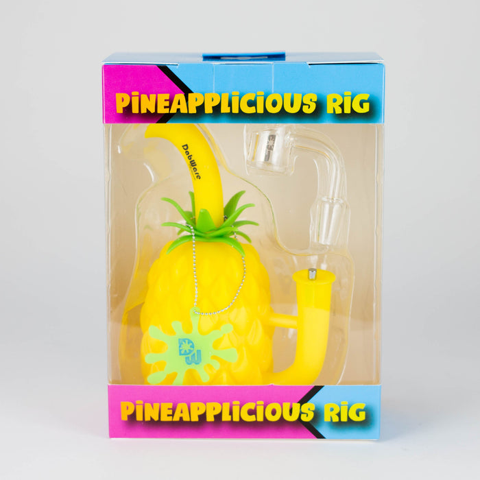 Dabware | Silicone Rig Platinum Pineapple Rig (Yellow) Resin · Silicone Rig Maq Distributors