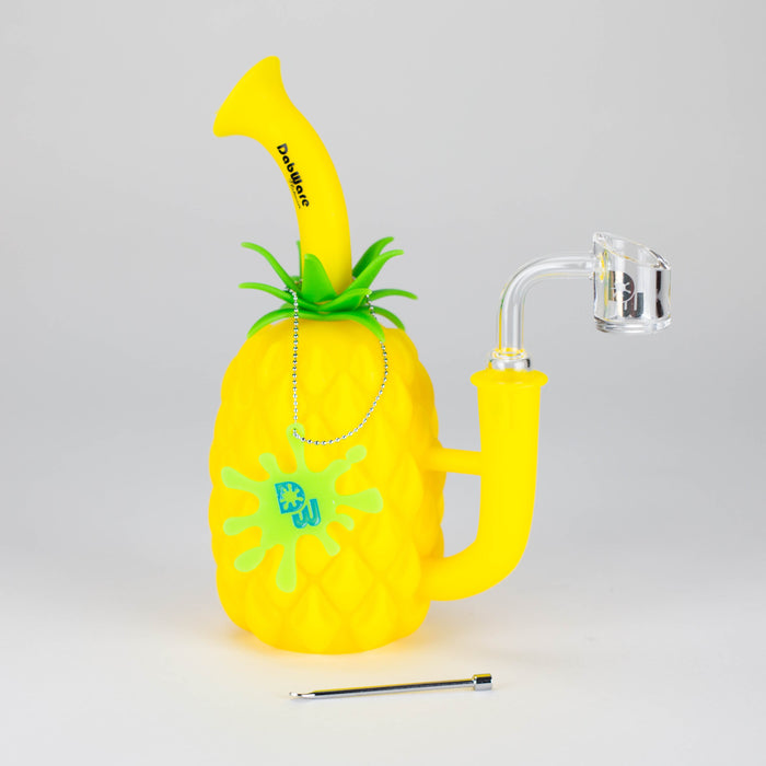 Dabware | Silicone Rig Platinum Pineapple Rig (Yellow) Resin · Silicone Rig Maq Distributors