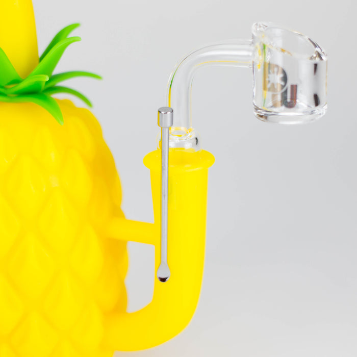 Dabware | Silicone Rig Platinum Pineapple Rig (Yellow) Resin · Silicone Rig Maq Distributors