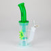 Dabware | Silicone Bubbler Platinum 10" Double Perc (Green) Resin · Silicone · Plastic Bong Maq Distributors Green