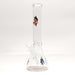 12" 44mm Tube 4mm Cartoon Design Beaker Bong Glass Bong Super Supplys Inc Design-3