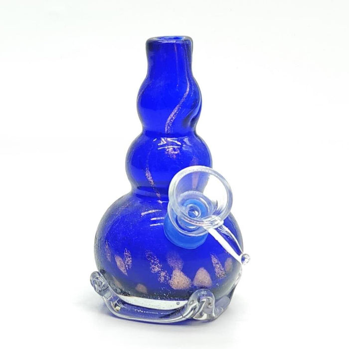 5 " Soft Glass Bongs Assorted Colors Glass Bong Super Supplys Inc Dark Blue