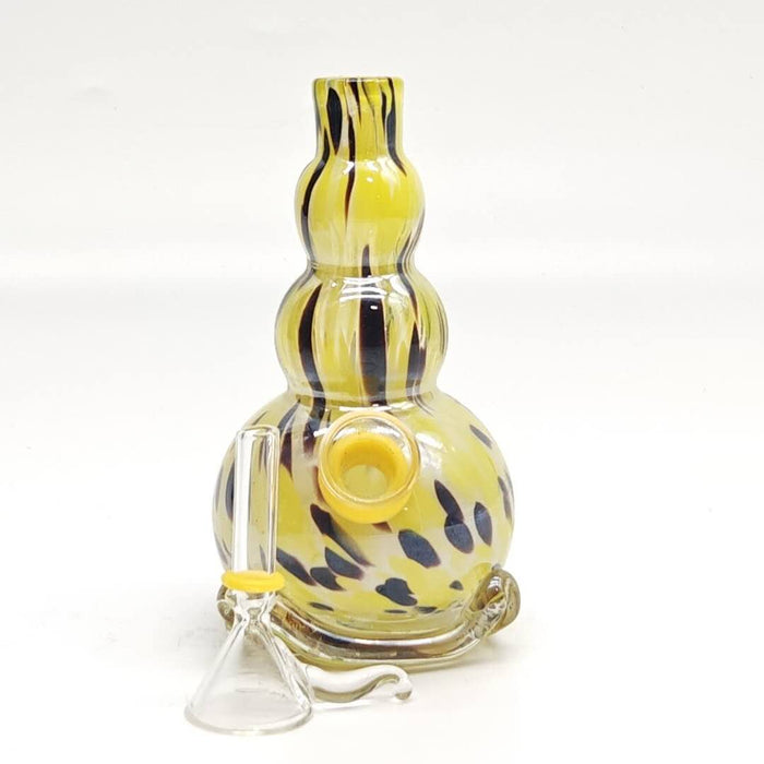 5 " Soft Glass Bongs Assorted Colors Glass Bong Super Supplys Inc Yellow