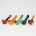 Shine Glassworks | Deluxe Frit Pipe with Large Opal - Made in Canada Glass Pipe Smoking Cat Distribution