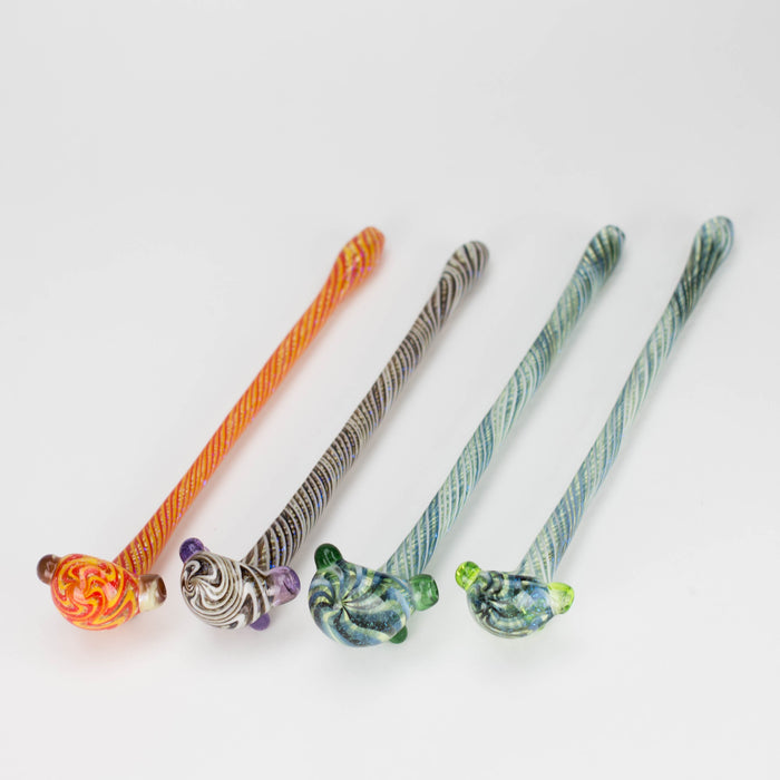 Shine Glassworks | Footlong Dichro Vackstack Hash Pipe - Made in Canada Glass Pipe Smoking Cat Distribution