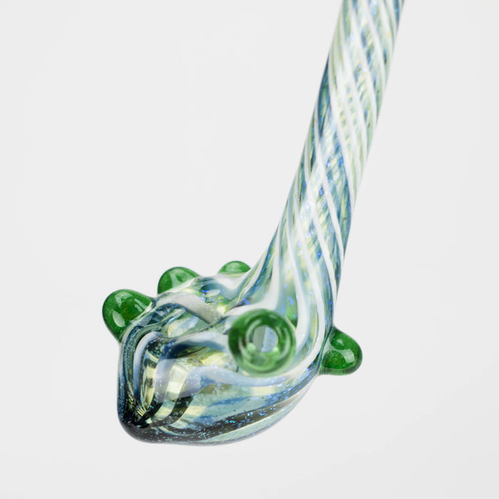 Shine Glassworks | Footlong Dichro Vackstack Hash Pipe - Made in Canada Glass Pipe Smoking Cat Distribution