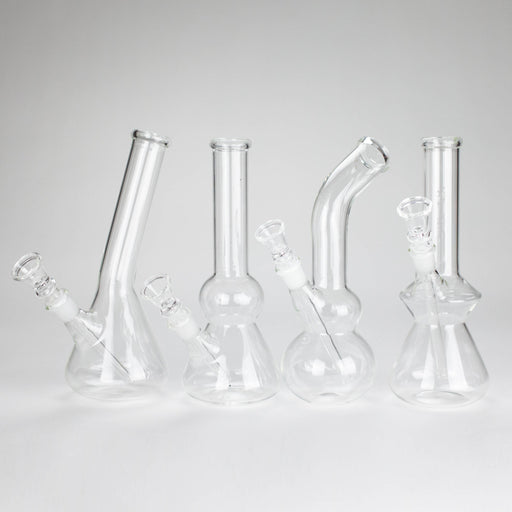 7" Clear Water pipe-Design Assorted Glass Bong NIBO Distribution