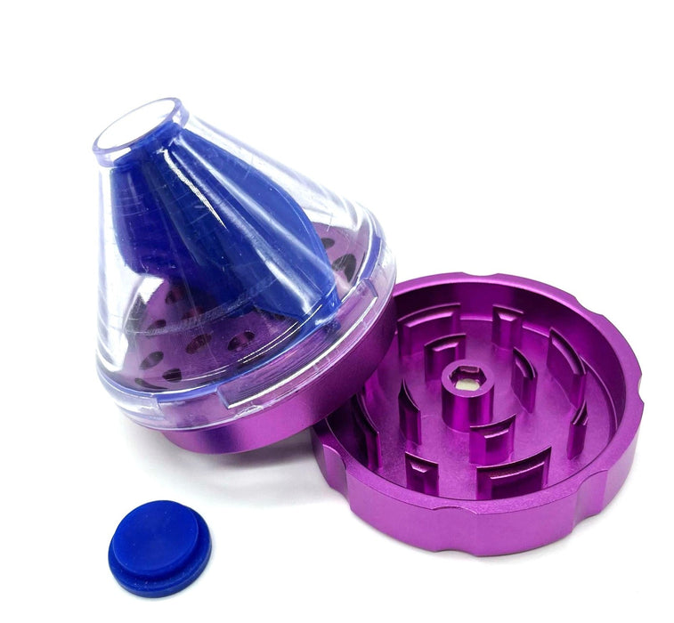 Funnel Cone Grinder with Metal Cover - Assorted [GRI416] Regular Grinder NIBO Distribution