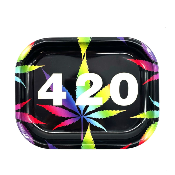 Rolling Tray Mini Hemp Design Assorted [CTN606] Tray NIBO Distribution