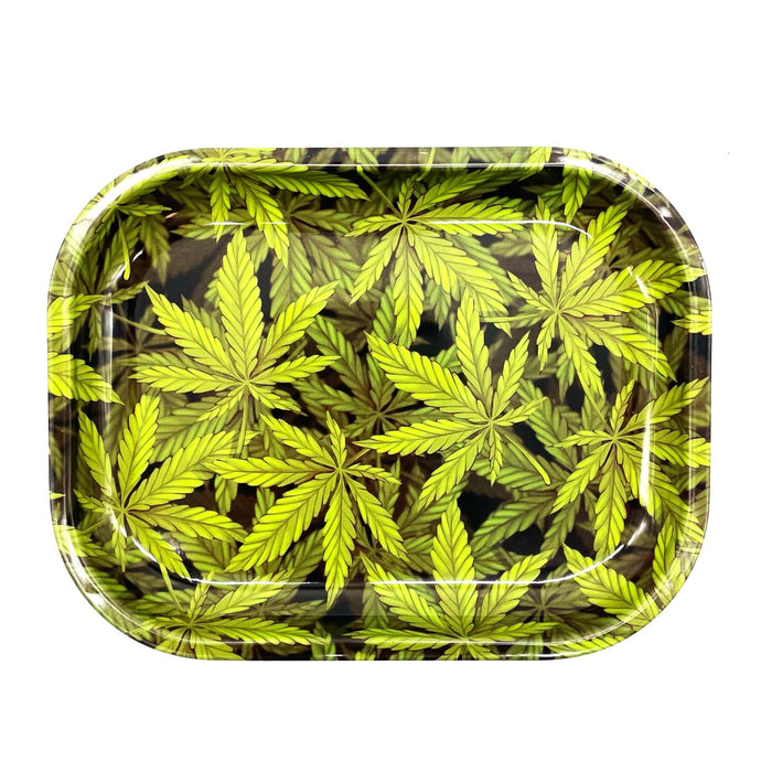 Rolling Tray Mini Hemp Design Assorted [CTN606] Tray NIBO Distribution