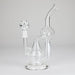 Pure Glass | 8" Infinity Recycler 2 - Flower and Dab Glass Rig PINNACLE DISTRIBUTORS INC.