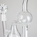Pure Glass | 8" Infinity Recycler 2 - Flower and Dab Glass Rig PINNACLE DISTRIBUTORS INC.