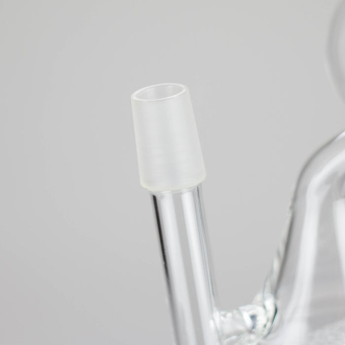 Pure Glass | 8" Infinity Recycler 2 - Flower and Dab Glass Rig PINNACLE DISTRIBUTORS INC.