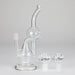 Pure Glass | 8" Infinity Recycler 2 - Flower and Dab Glass Rig PINNACLE DISTRIBUTORS INC.