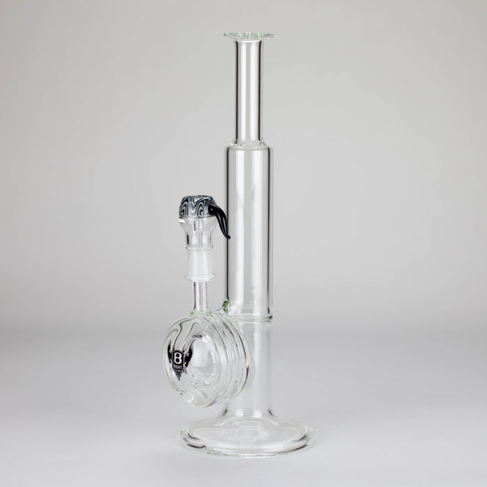 Bent Glass | B19 Orion - 12" Vertical Ring Dab Rig Glass Rig PINNACLE DISTRIBUTORS INC.