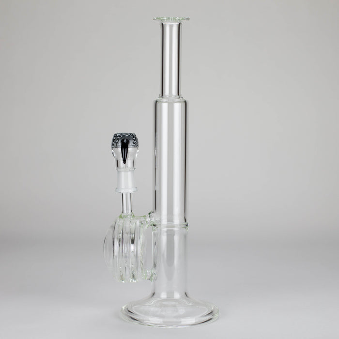 Bent Glass | B19 Orion - 12" Vertical Ring Dab Rig Glass Rig PINNACLE DISTRIBUTORS INC.