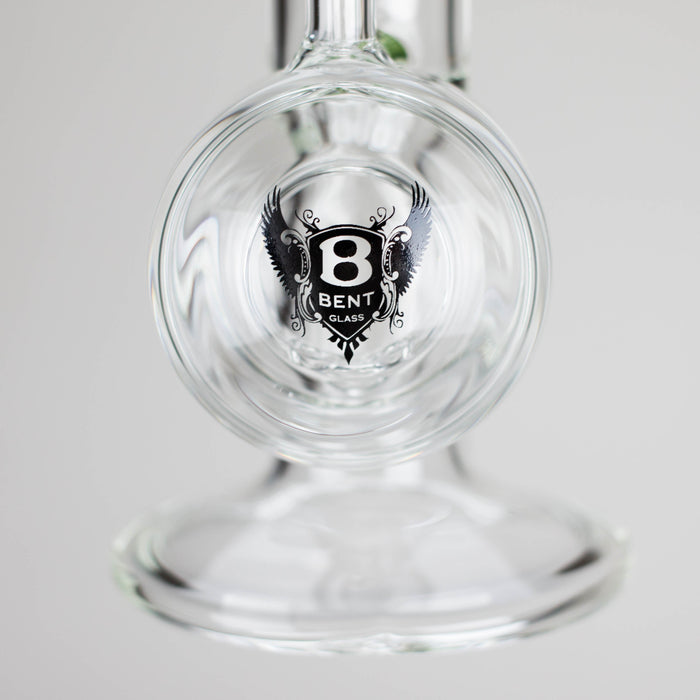 Bent Glass | B19 Orion - 12" Vertical Ring Dab Rig Glass Rig PINNACLE DISTRIBUTORS INC.