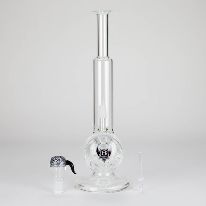 Bent Glass | B19 Orion - 12" Vertical Ring Dab Rig Glass Rig PINNACLE DISTRIBUTORS INC.