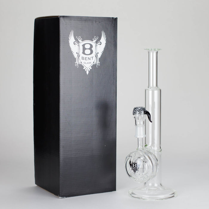 Bent Glass | B19 Orion - 12" Vertical Ring Dab Rig Glass Rig PINNACLE DISTRIBUTORS INC.
