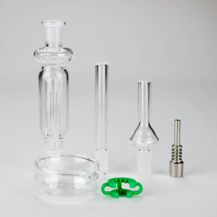6" 10mm Nectar Collector Set + Dish Nectar Collector PINNACLE DISTRIBUTORS INC.