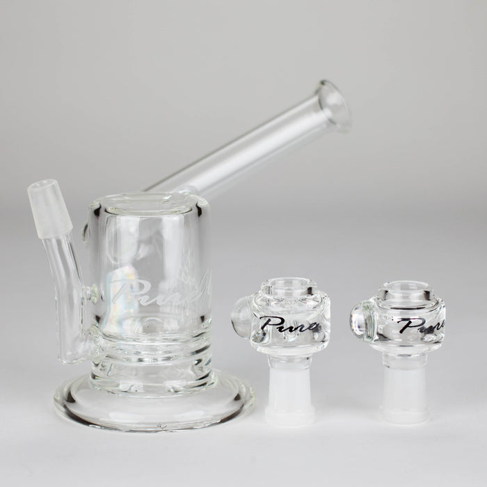 Pure Glass | 5" Magma Ring Perc - Flower and Dab Glass Rig PINNACLE DISTRIBUTORS INC.