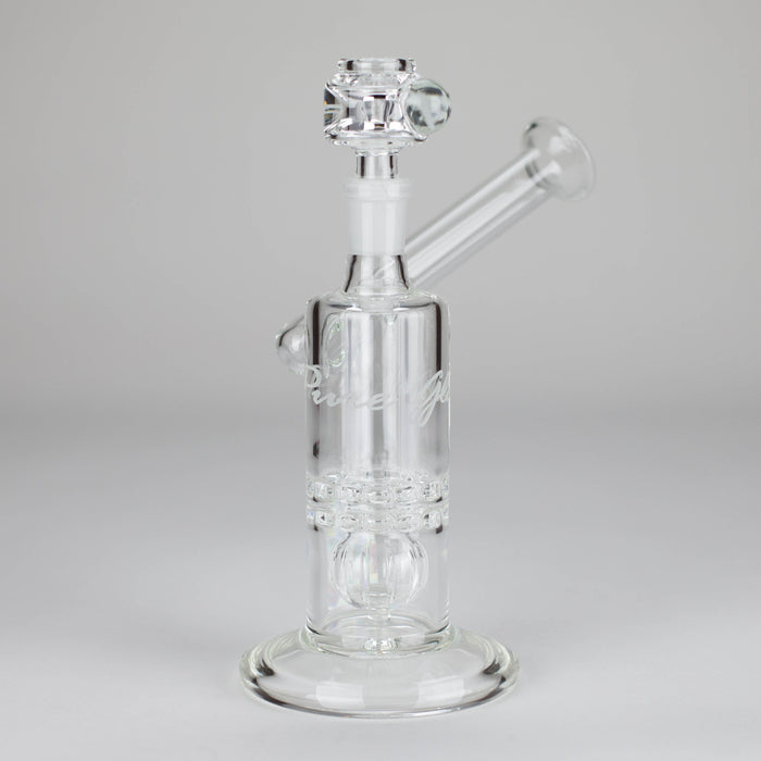 Pure Glass | 7" Mini Torus - Female 14mm Glass Bong PINNACLE DISTRIBUTORS INC.