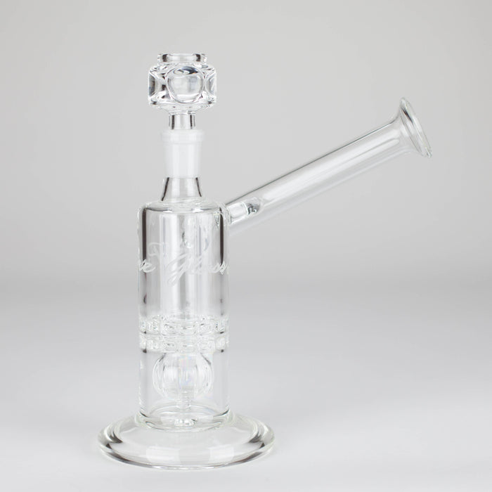 Pure Glass | 7" Mini Torus - Female 14mm Glass Bong PINNACLE DISTRIBUTORS INC.