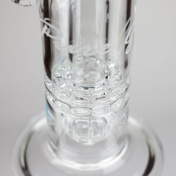 Pure Glass | 7" Mini Torus - Female 14mm Glass Bong PINNACLE DISTRIBUTORS INC.