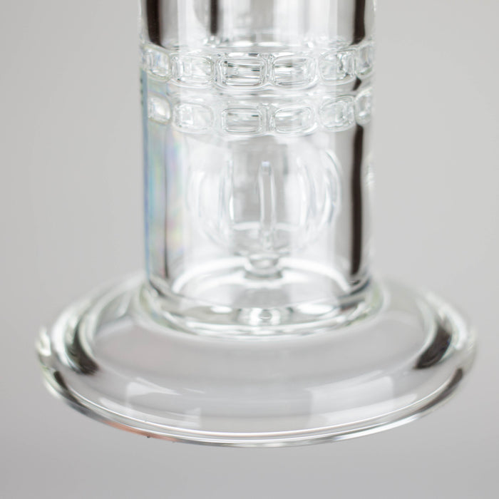 Pure Glass | 7" Mini Torus - Female 14mm Glass Bong PINNACLE DISTRIBUTORS INC.