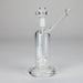 Pure Glass | 6.5" Solaris 10mm Bubbler Clear Glass Rig PINNACLE DISTRIBUTORS INC.