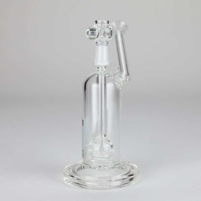 Pure Glass | 6.5" Solaris 10mm Bubbler Clear Glass Rig PINNACLE DISTRIBUTORS INC.