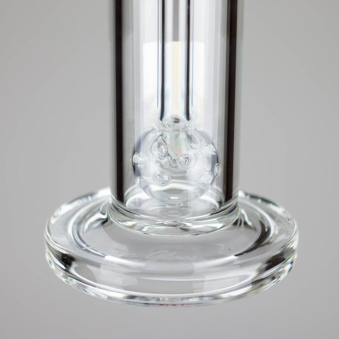 Pure Glass | 6.5" Solaris 10mm Bubbler Clear Glass Rig PINNACLE DISTRIBUTORS INC.