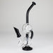 10" Dab Rig Recycler M14 - Black and Clear Glass Rig PINNACLE DISTRIBUTORS INC.