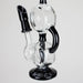 10" Dab Rig Recycler M14 - Black and Clear Glass Rig PINNACLE DISTRIBUTORS INC.