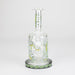 7" Color accented Glass Bong With Perc- 420 Special Edition Glass Bong 777 Smoke