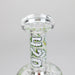 7" Color accented Glass Bong With Perc- 420 Special Edition Glass Bong 777 Smoke
