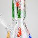 Z10" Glow in the dark Glass Bong With Mushroom Design Glass Bong 777 Smoke