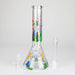 Z10" Glow in the dark Glass Bong With Mushroom Design Glass Bong 777 Smoke