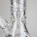 Z14" 7 mm Glass Bong With Cartoon Bee Design Glass Bong 777 Smoke