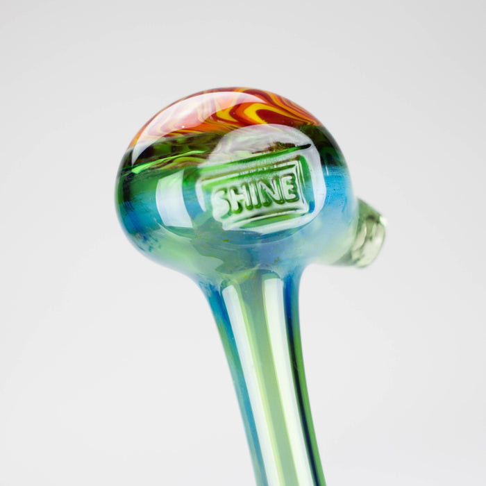 Shine Glassworks | Fume Coloured Pipe with Reverse Axis Bowl - Made in Canada Glass Pipe Smoking Cat Distribution