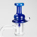 Shine Glassworks | Fume Coloured Carb Cap with Micro Opal - Made in Canada Cap · Dabber · Insert · Clip · Nail Smoking Cat Distribution Blue