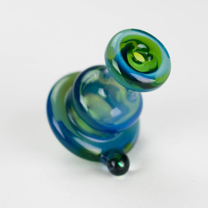 Shine Glassworks | Fume Coloured Carb Cap with Micro Opal - Made in Canada Cap · Dabber · Insert · Clip · Nail Smoking Cat Distribution