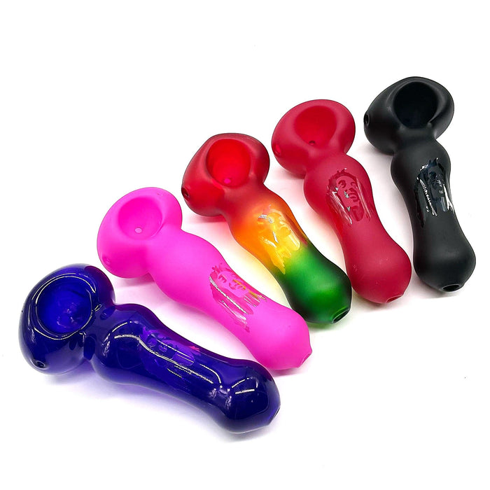 BOB Glass Pipe 5" - Assorted Design [PIP139] Glass Pipe NIBO Distribution